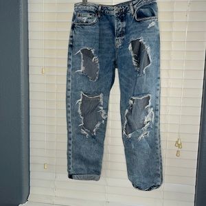 Top shop boyfriend jeans size 28
